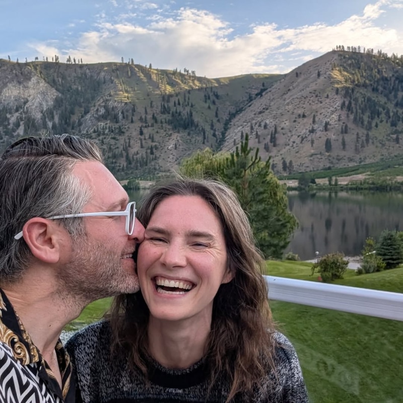 Аманда Нокс с мужем