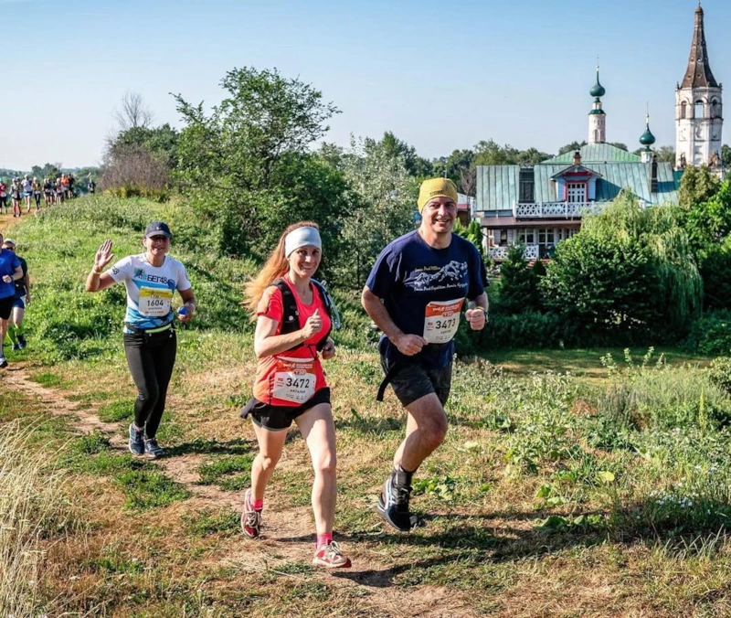 Наталья Наговицина с мужем