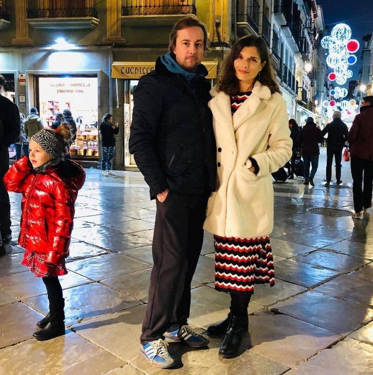 Анна Азарова с мужем