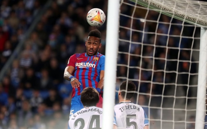 Пьер-Эмерик Обамеянг в «Барселоне» Пьер-Эмерик Обамеянг в «Барселоне»