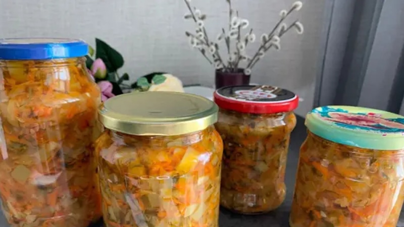 Яркая заготовка: салат «Вдоль по огороду» на зиму