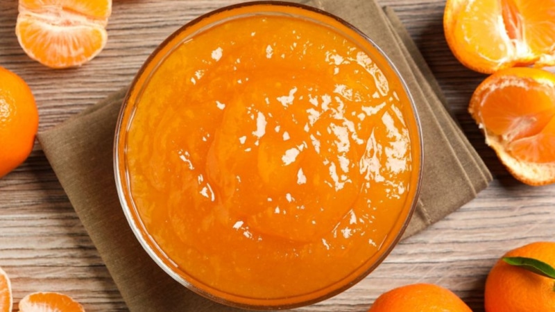 Ароматный джем: мандарины с яблоками и пряностями