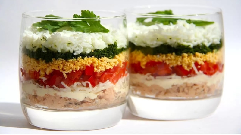 Французская закуска: веррин с печенью трески и икрой