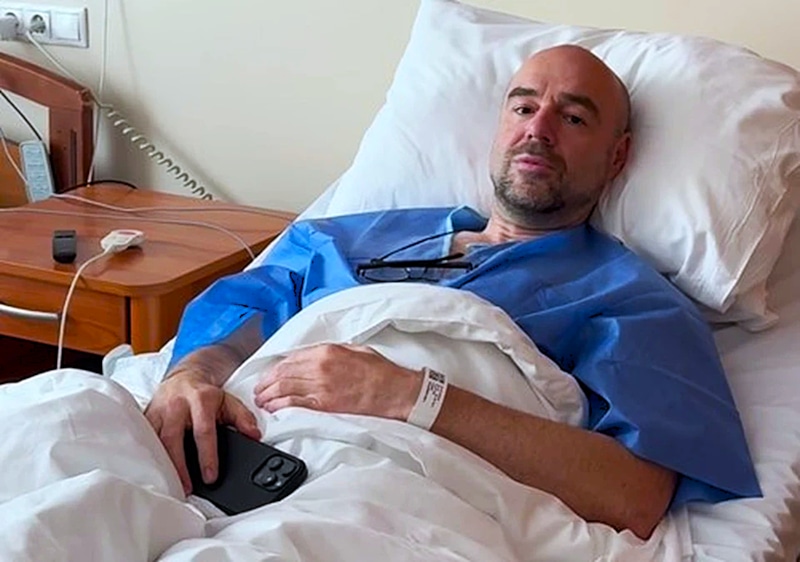 Избитый женой любовник Полины Дибровой вышел на связь из больницы