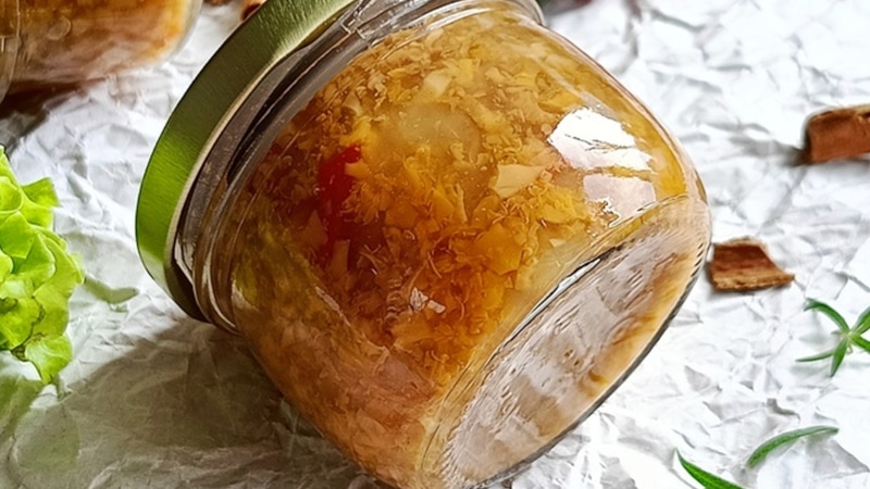 Грибной конфитюр: лисички и яблоки