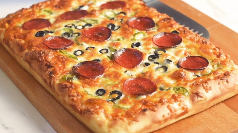Сицилийская пицца: рецепт с толстым тестом