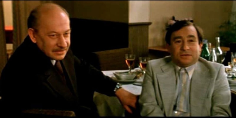 Евгений Евстигнеев и Михаил Светин в фильме «Любимая женщина механика Гаврилова»