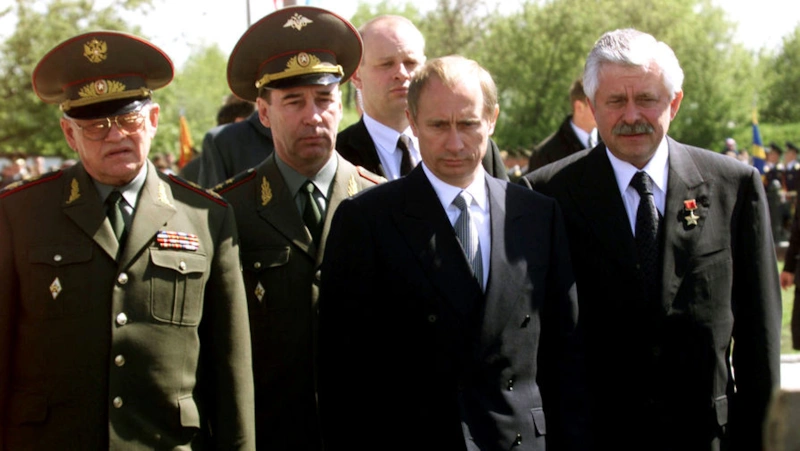 Александр Руцкой и Влaдимир Путин