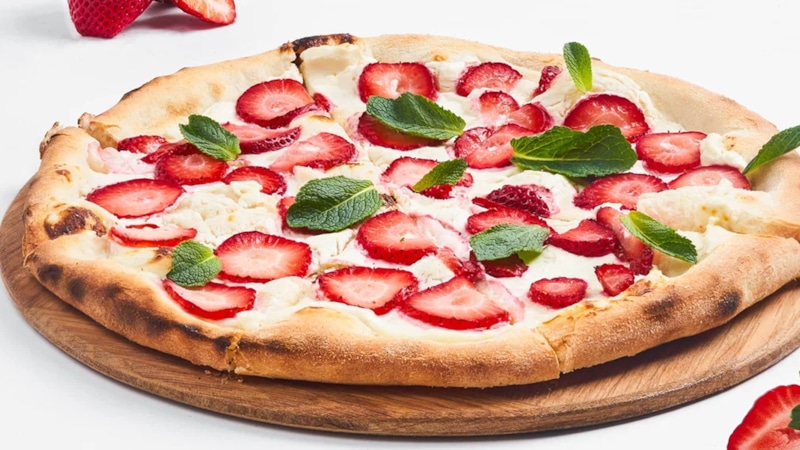 Яблочная пицца: полезный десерт