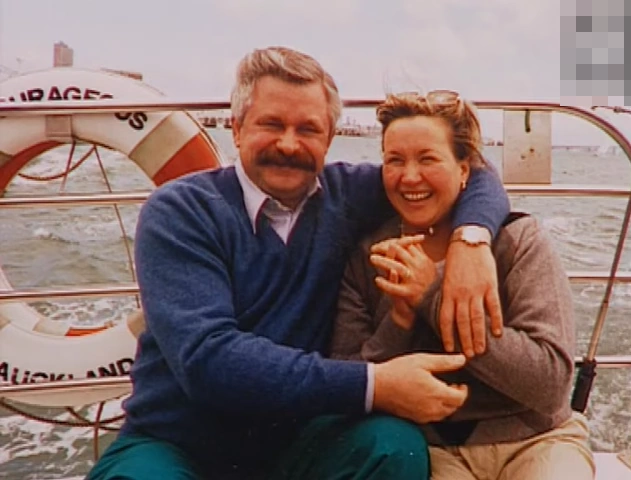 Александр Руцкой в 1991 году с женой Людмилой