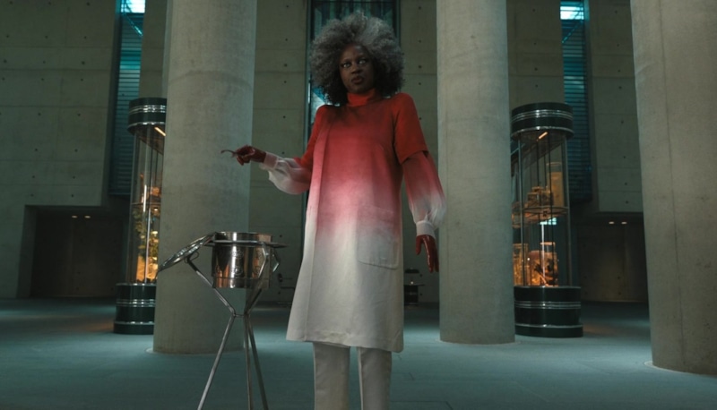 Виола Дэвис в фильме «Голодные игры: Баллада о змеях и певчих птицах»