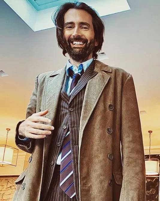 Дэвид Теннант с бородой