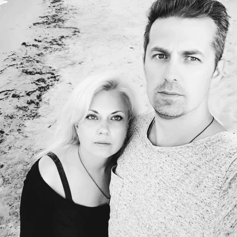 Илья Дуров с женой Ириной Ильиной