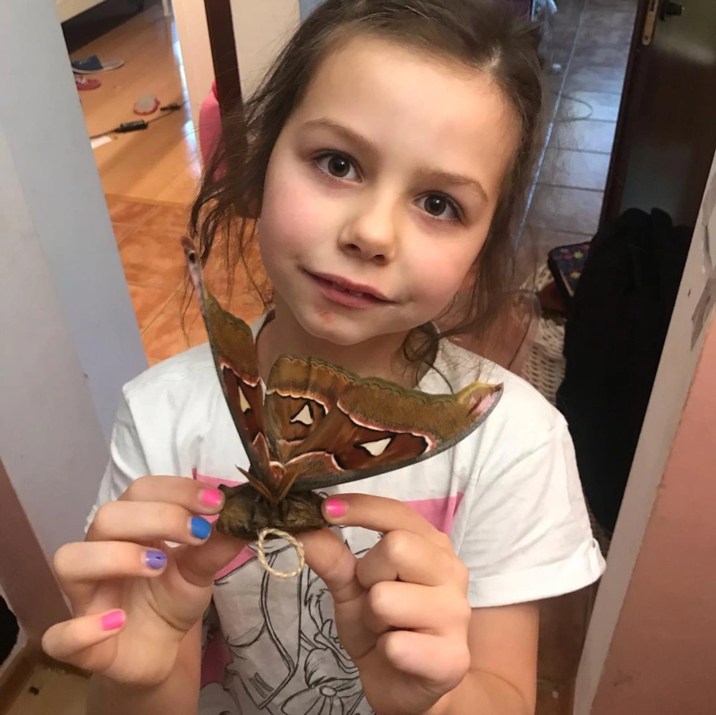 Александра Долина в детстве