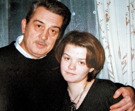 Ангелина Миончинская с отцом