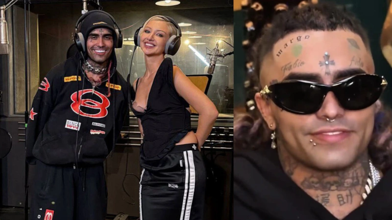 Lil Pump набил на лбу тату с именем любимой певицы Киркорова