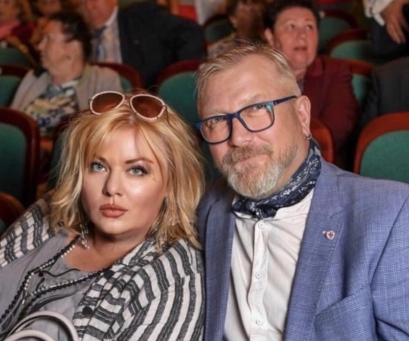 Полина Белинская с мужем Виктором Бычковым