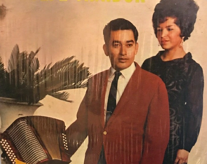 Флако Хименес в молодости с женой Флако Хименес в молодости с женой