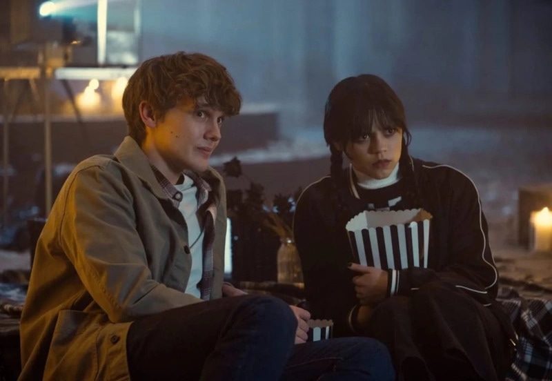 Хантер Дуэн и Дженна Ортега