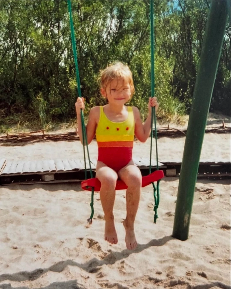 Милена Иоанна в детстве