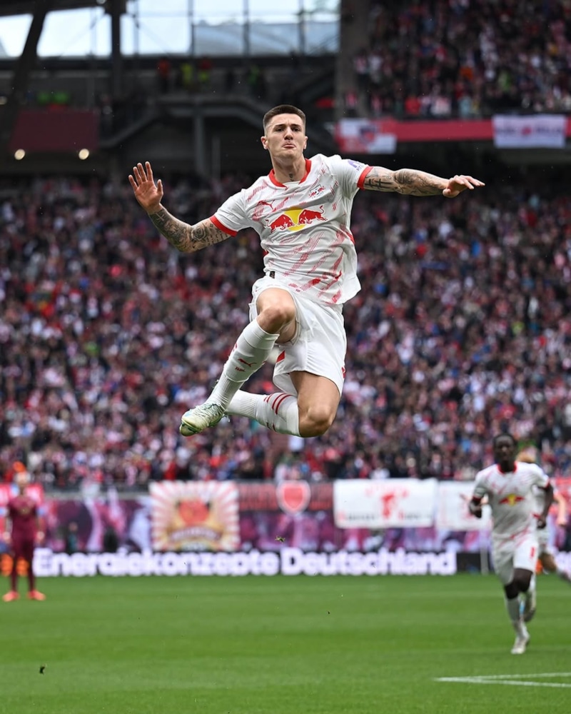 Нападающий немецкого клуба «РБ Лейпциг» Беньямин Шешко