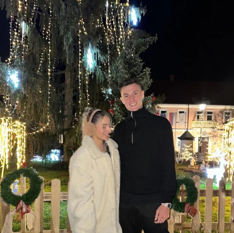 Беньямин Шешко с девушкой Анитой Видович