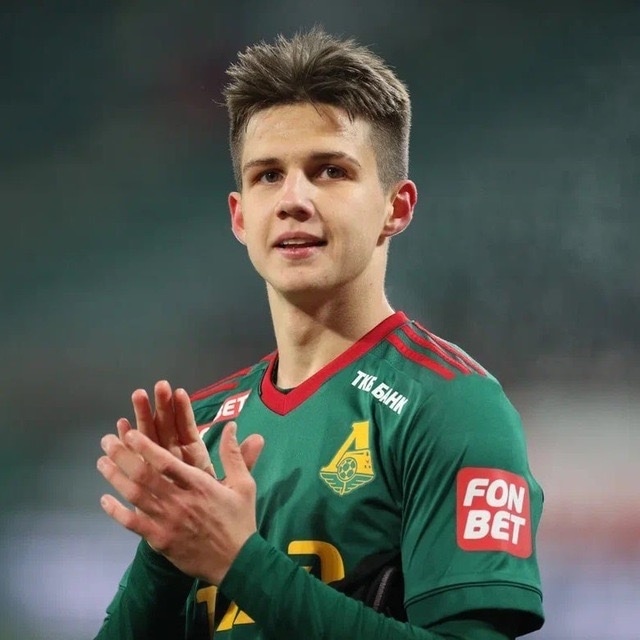 Нападающий клуба «Локомотив» Москва Вадим Раков