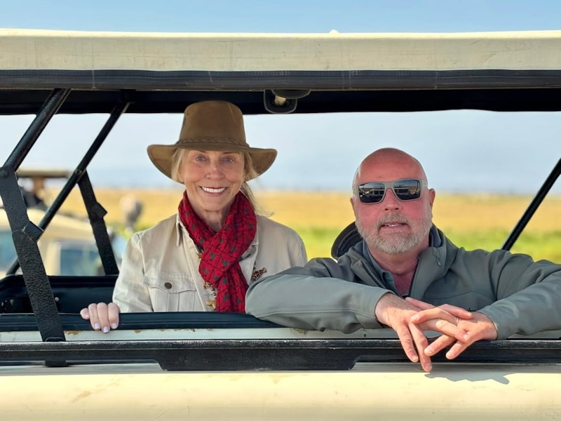 Ашер Уоткинс на сафари