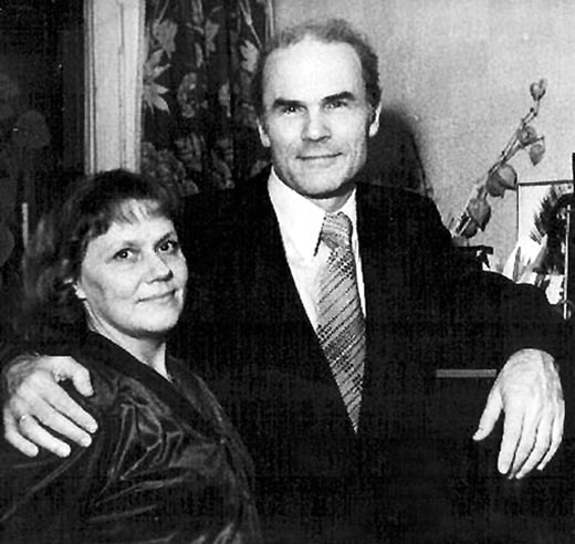 Сусанна Серова со вторым мужем