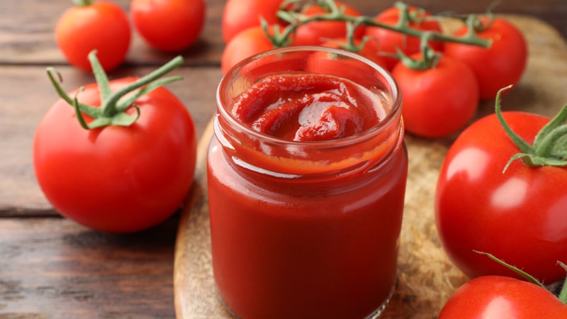 Острый кетчуп: томаты и кабачки