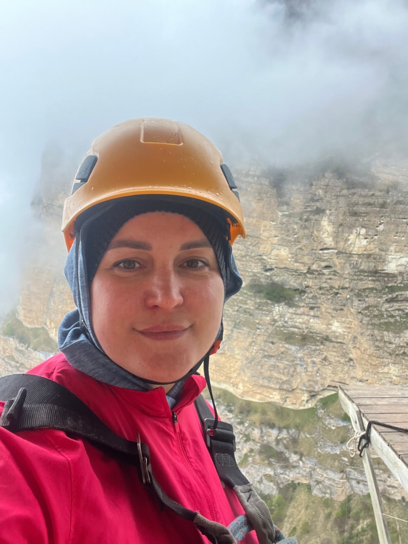 Роупджампер Елизавета Гущина из Санкт-Петербурга