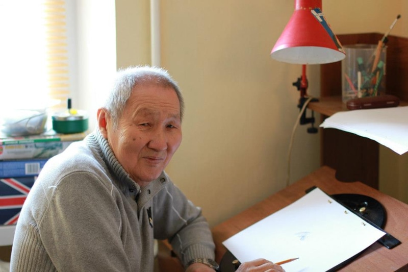 Художник-мультипликатор Радна Сахалтуев  