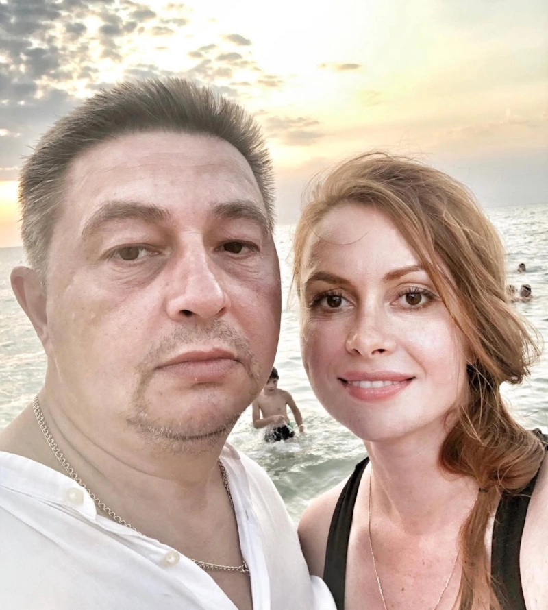 Генеральный директор Недели моды в Екатеринбурге Надежда Матюхина с мужем