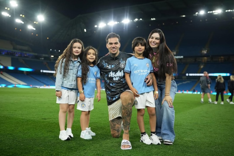 Эдерсон Морaес с женой