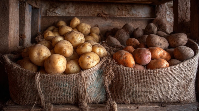 Подготовка урожая к хранению: картофель, тыквы, лук