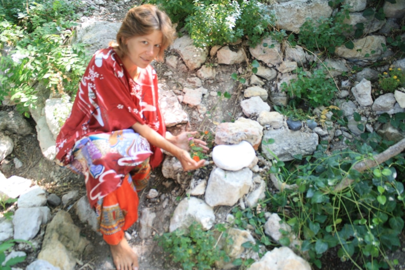 Нина Кутина в Индии