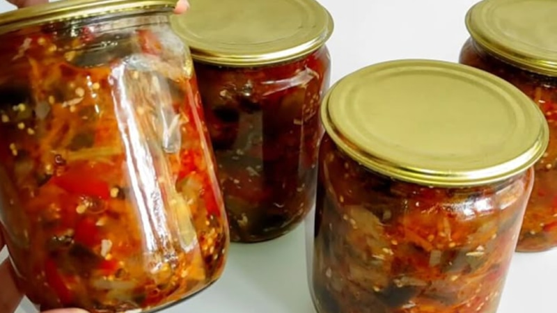 Салат «Бабья лень»: готовим из баклажанов