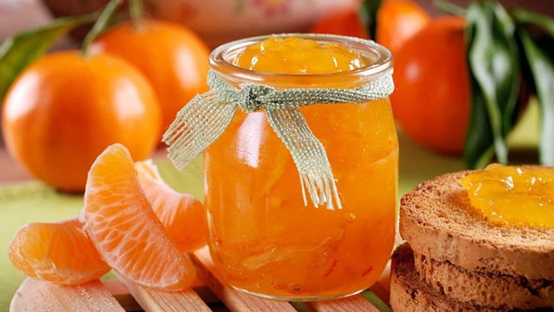 Мандариновое варенье: зима в банке