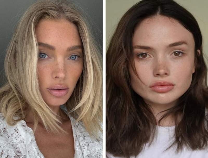 Эльза Хоск и Нaтaли Элин Линд (похожи)