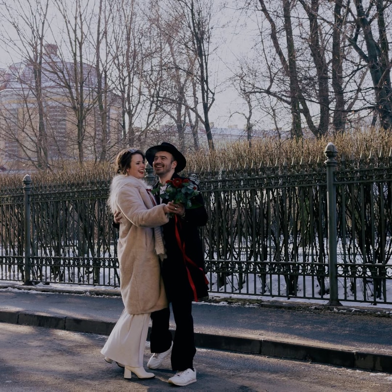 Анастасия Антропова с мужем