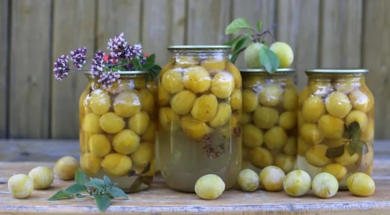 Желтые сливы с травами: пикантный деликатес Желтые сливы с травами: пикантный деликатес