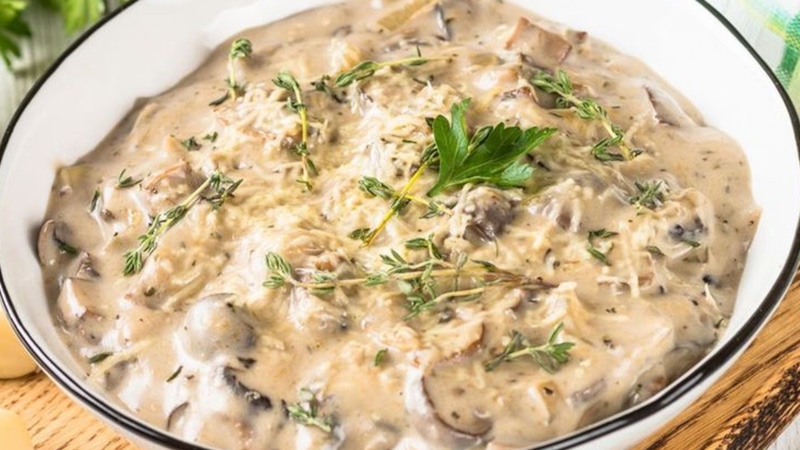 Грибной соус: нежный вкус