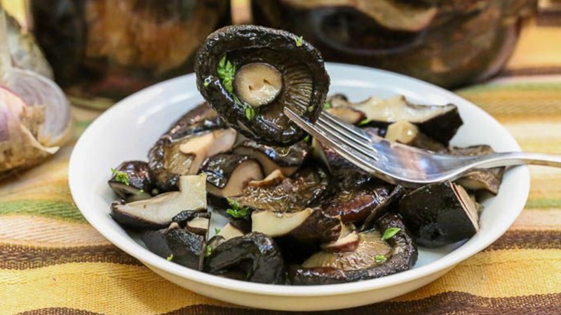 Хрустящие чернушки в банке: лесная классика