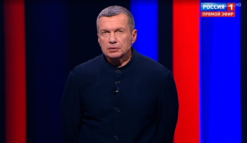 Владимир Соловьев в программе «Вечер с Владимиром Соловьевым» Владимир Соловьев в программе «Вечер с Владимиром Соловьевым»