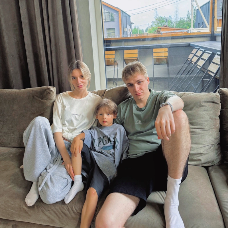 Valeraprivet с  мужем и сыном