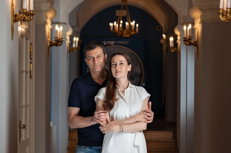 Андрей Чернышов с женой