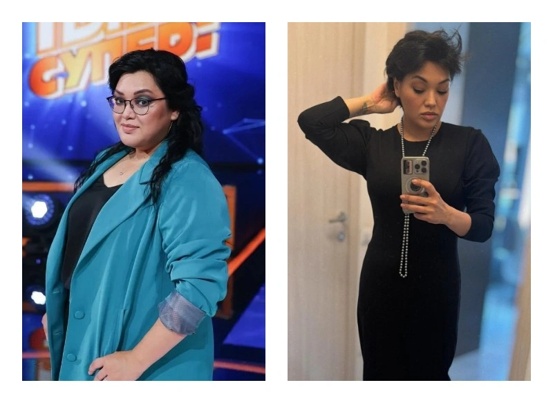 Анастасия Пак до и после похудения