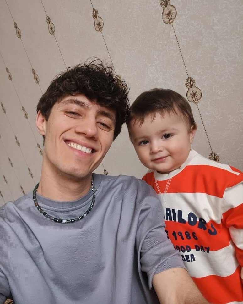 Фаррух Хасанов с сыном