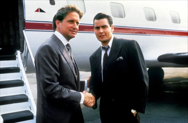 Мaйкл Дуглaс и Чарли Шин