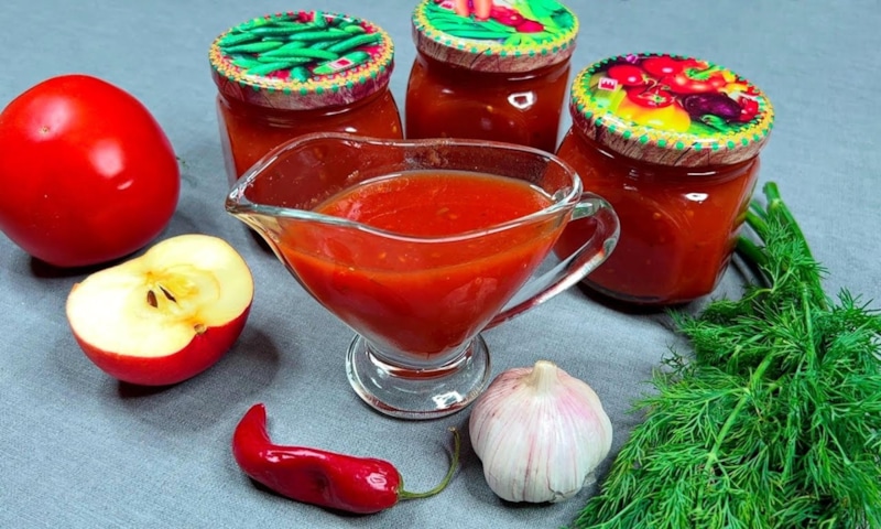 Кетчуп с сюрпризом: яблоки и специи